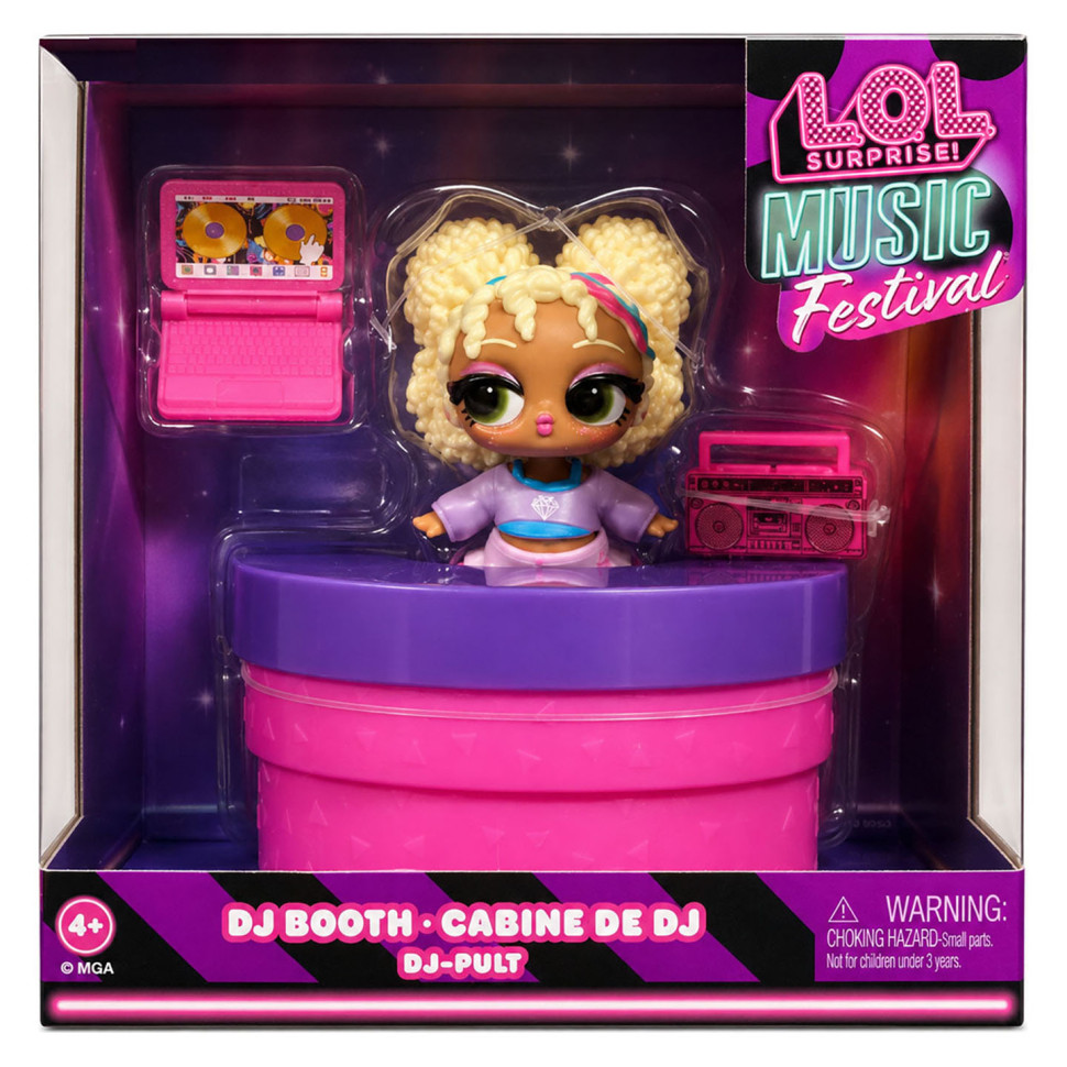 Игровой набор с куклой "Диджей-сцена" L.O.L. Surprise! 249733-1 серии "Music Festival" — фото 3