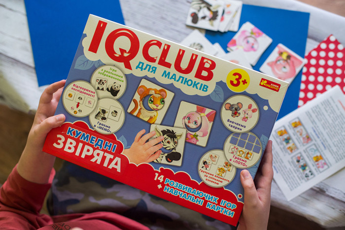 Навчальні пазли. Кумедні звірята. Iq-club для малюків (у) 13203008 — фото 3
