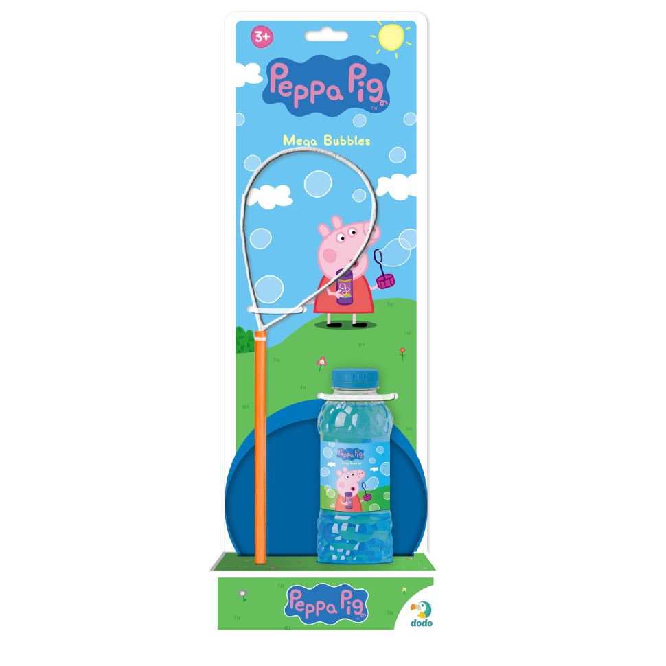 Мильні бульбашки "Mega Bubbles з тарілкою Peppa Pig" 200634 об'єм 450 мл — фото 3