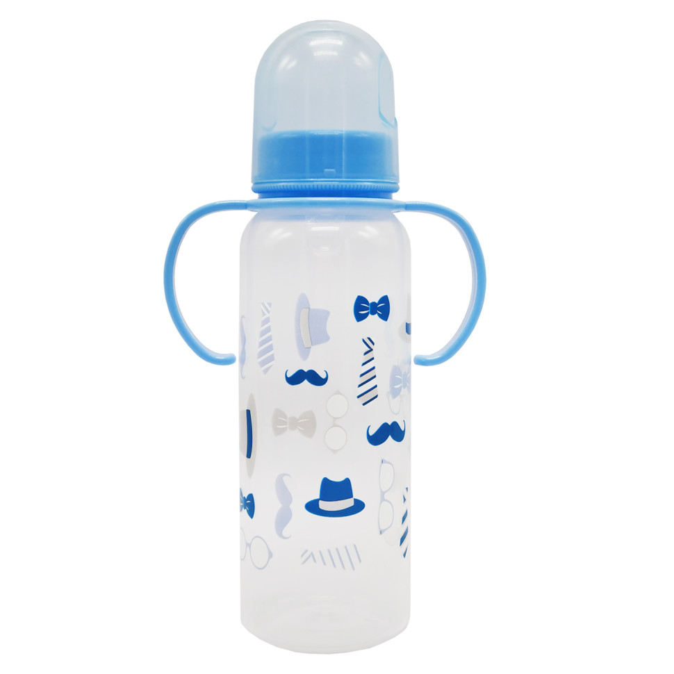 Пляшечка пластикова з ручками MGZ-0207(Blue) 250 мл