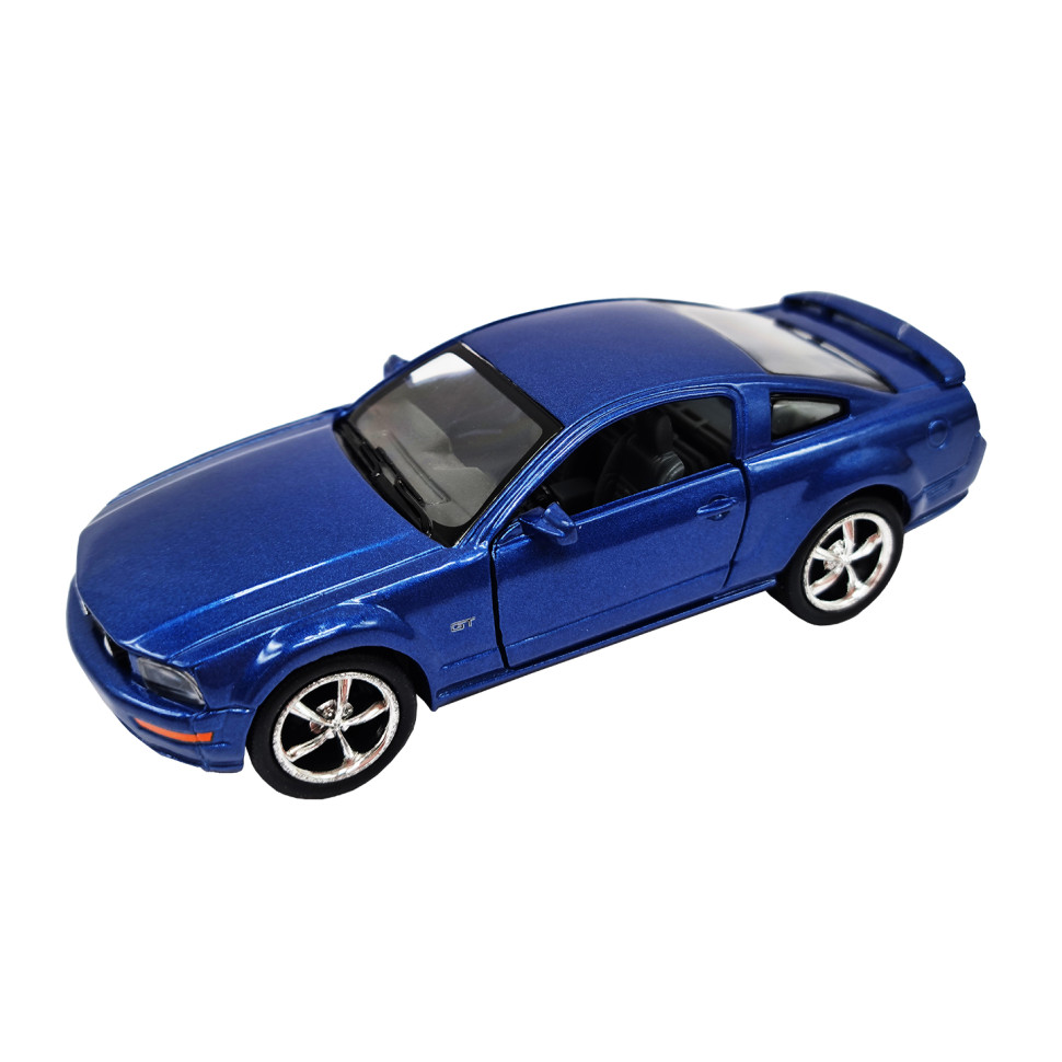 Інерційна машинка FORD MUSTANG GT 2006 Kinsmart КТ5091, 1:42 Синій