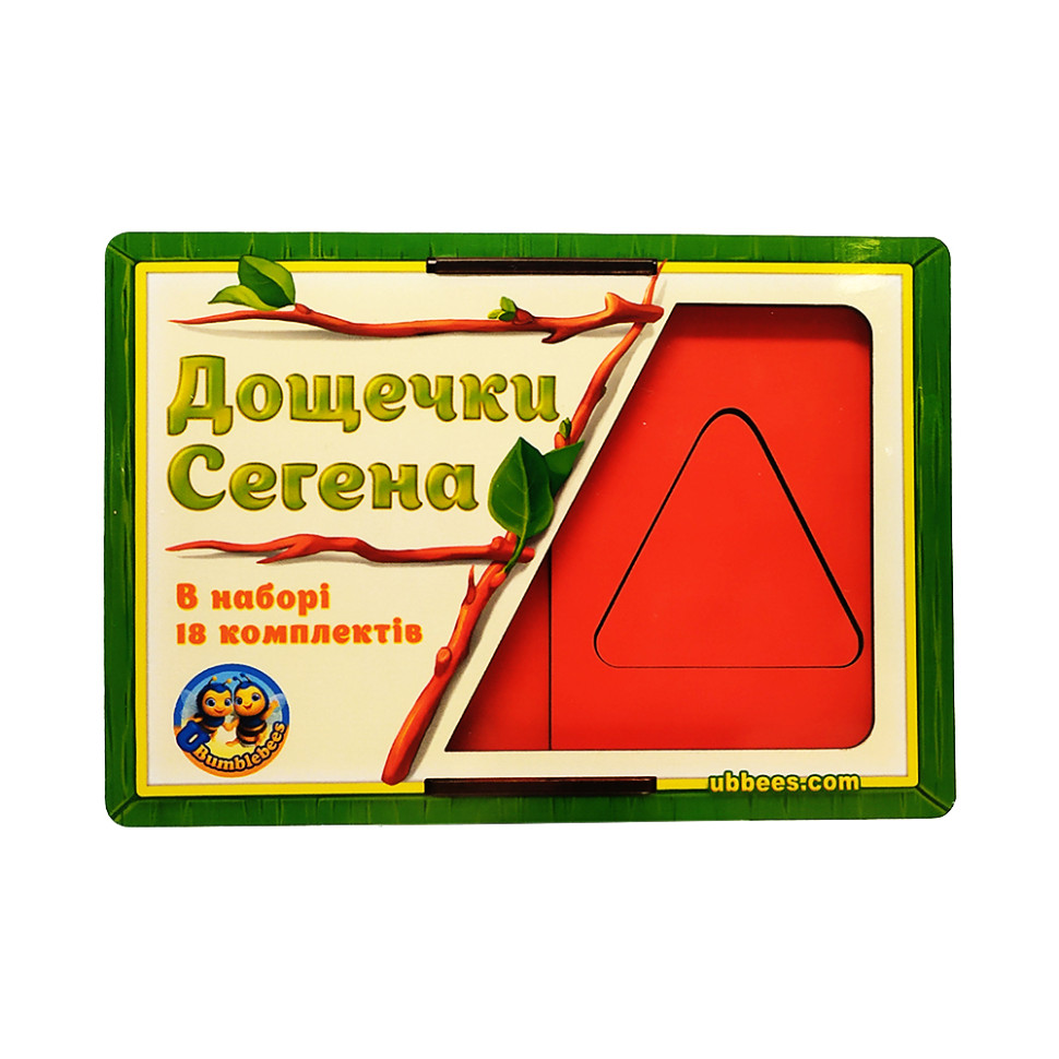 Вкладиші Дошки Сегена "фігури, кольори" (ПСД212) PSD212 — фото 5
