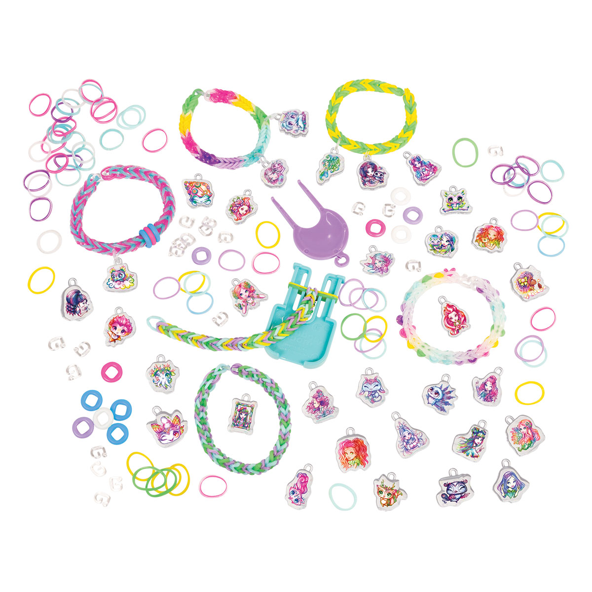 Набор для создания украшений Nebulous Stars серии "Rainbow Loom™" с подвесками – Небесная Фантазия — фото 2