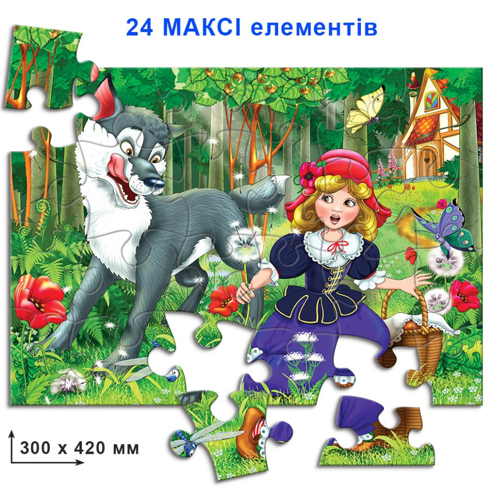 Дитячі пазли "Червона Шапочка" 82142 на 24 елемента — фото 2