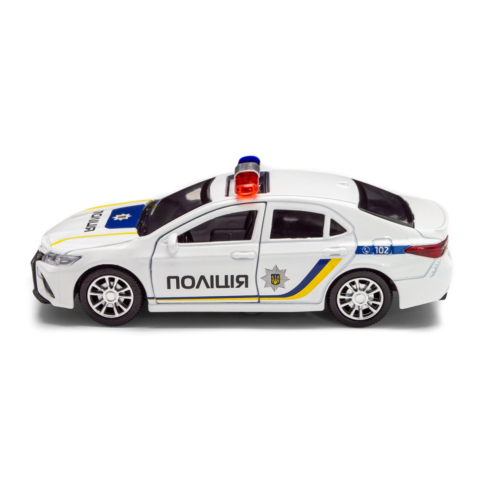 Автомодель дитяча Toyota Camry Поліція TechnoDrive KM250416 масштаб 1:43 — фото 6