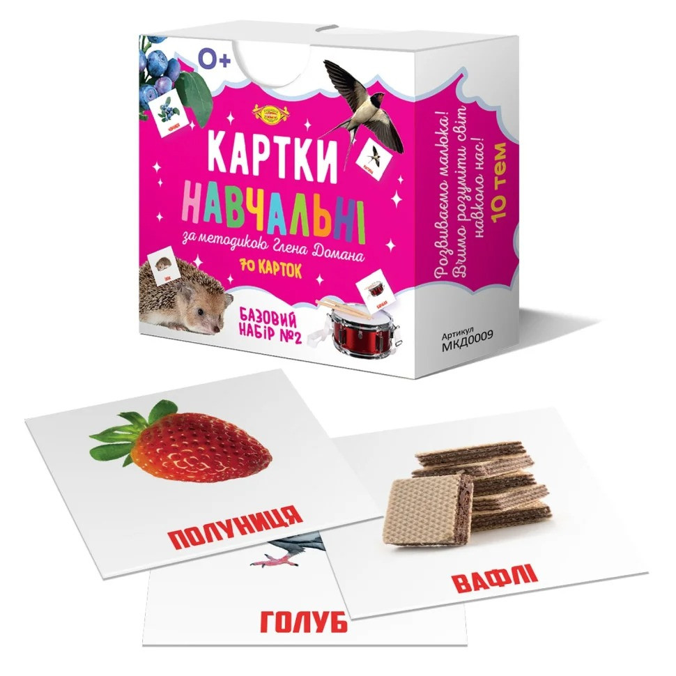 Картки навчальні Глена Домана №2 Майстер MKD0009 рус