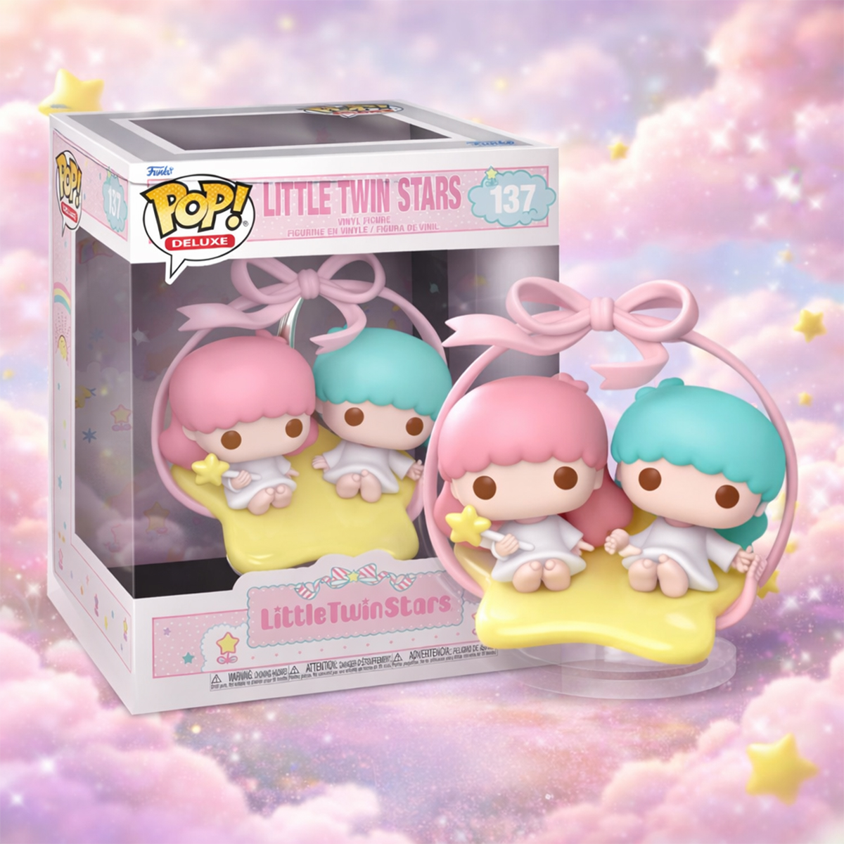 Игровая фигурка Funko POP! серии "Hello Kitty" - Маленькие Звезды-Близнецы: Кики и Лала — фото 3