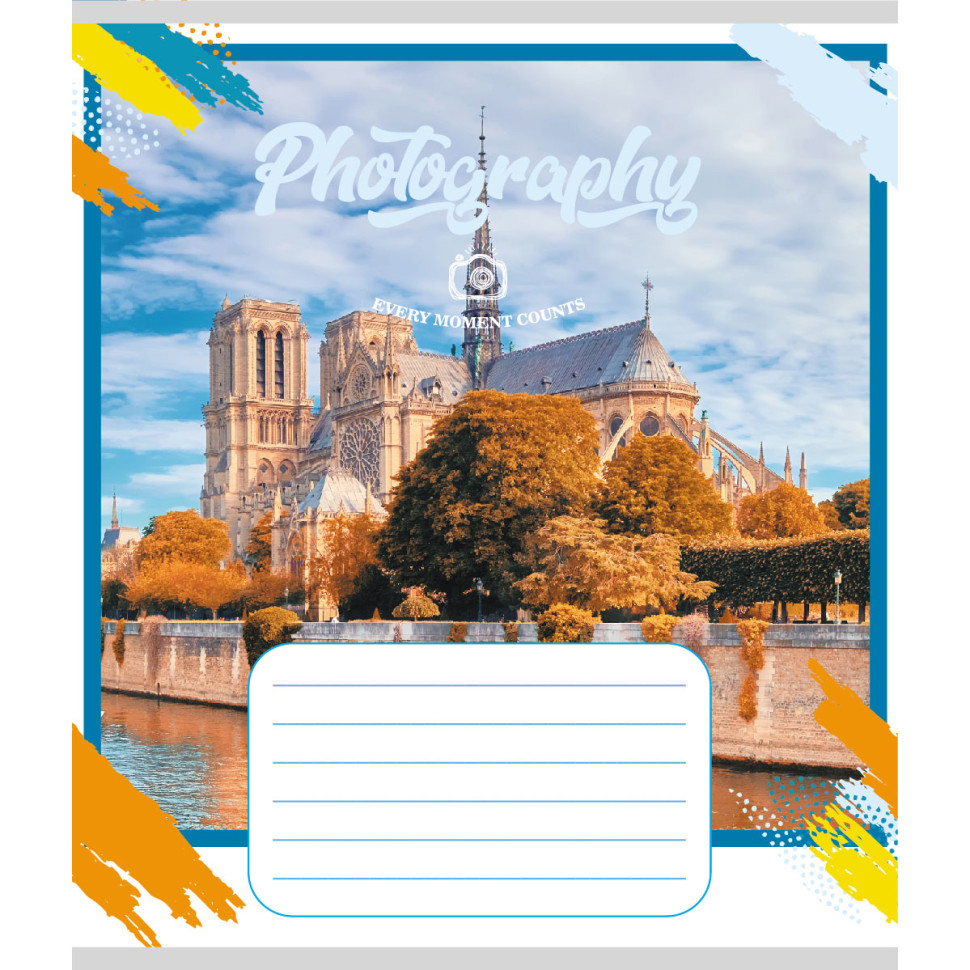Зошит загальний "Фотографія" 096-959044K-3 в клітинку, 96 аркушів