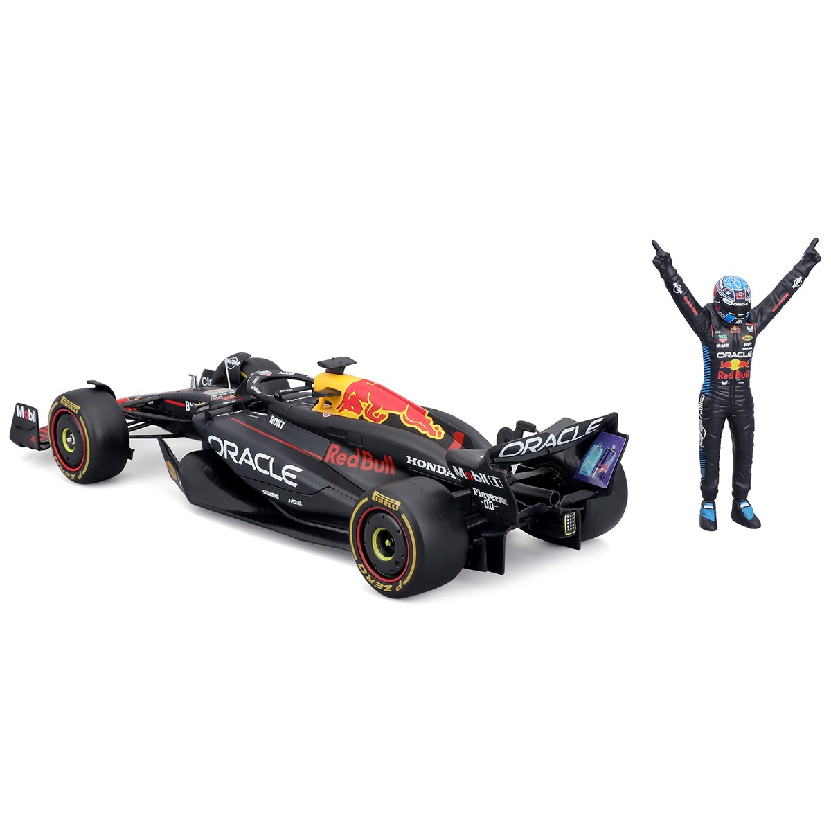Автомодель з фігуркою – Oracle RED BULL Racing RB20 (2024) (1:24) — фото 4