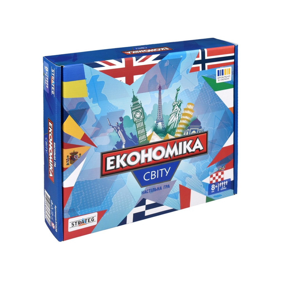 Настільна гра Монополія "Економіка світу" 31028, 2-4 гравці