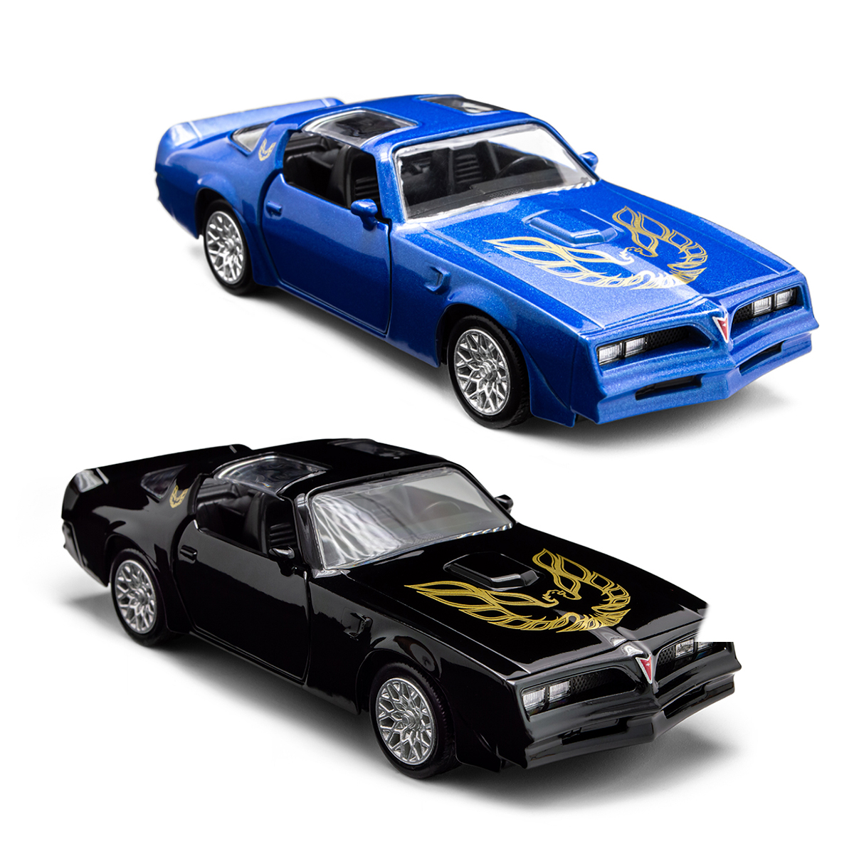 Автомодель - Pontiac Firebird 1978 (чорний, синій) — фото 13