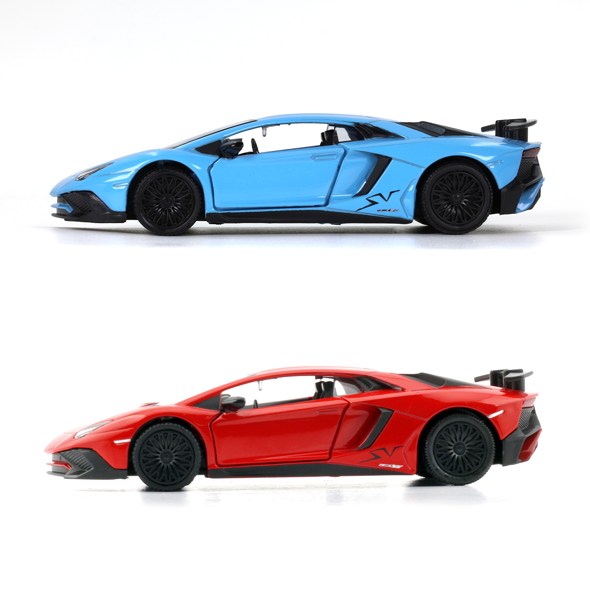 Автомодель - Lamborghini Aventador (красный, синий) — фото 2