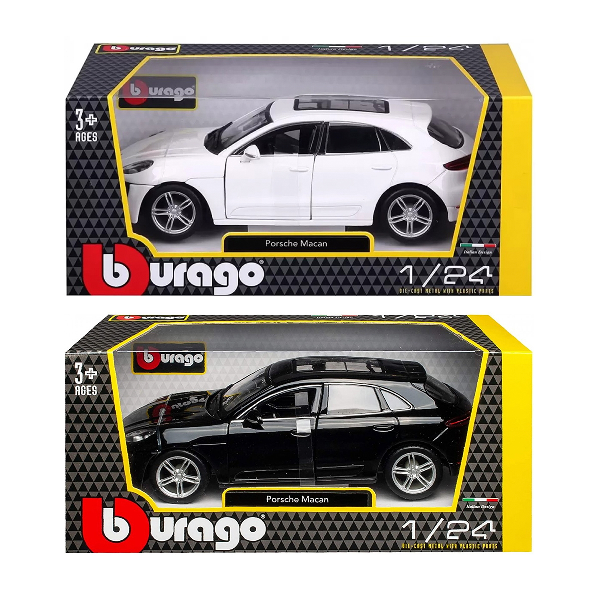 Автомодель - Porsche Macan (чорний, 1:24) — фото 2