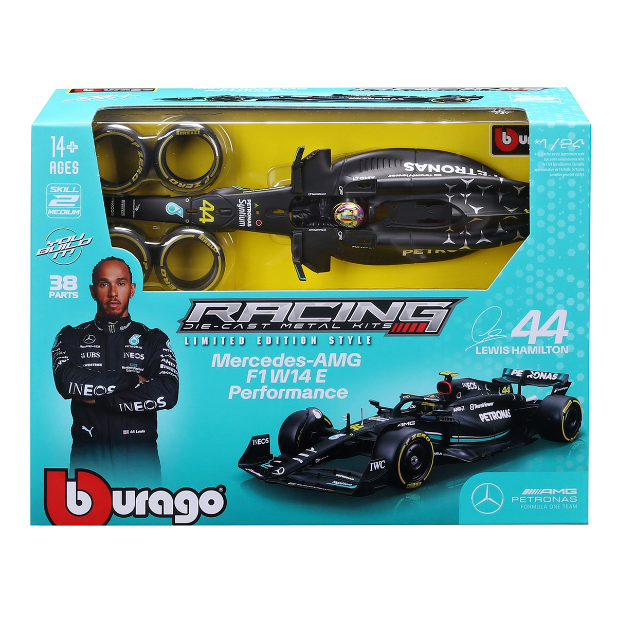 Авто-конструктор - Mercedes-AMG F1 W14 Performance (1:24) — фото 2