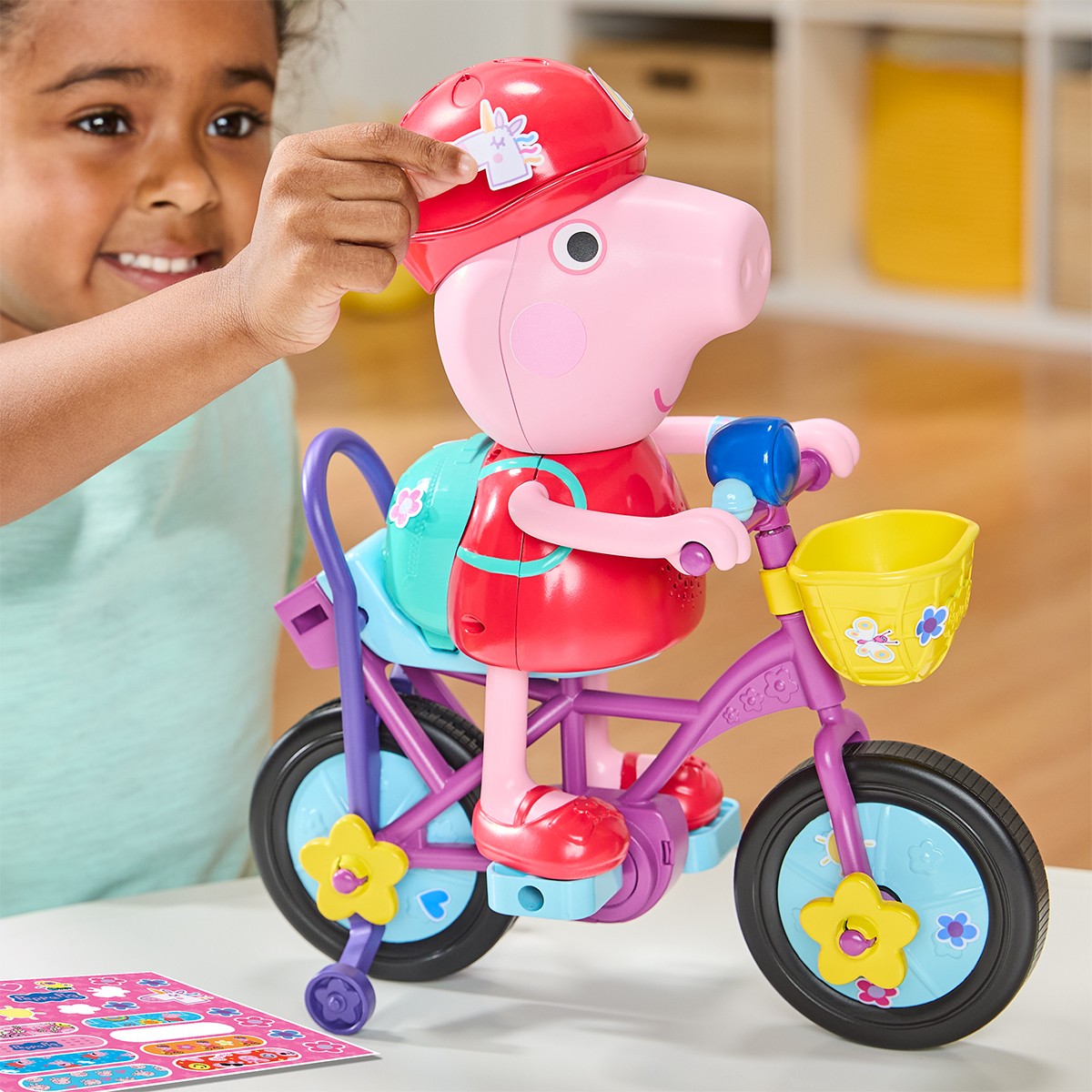 Інтерактивний ігровий набір Peppa Figurines – Пеппа На Велосипеді — фото 2