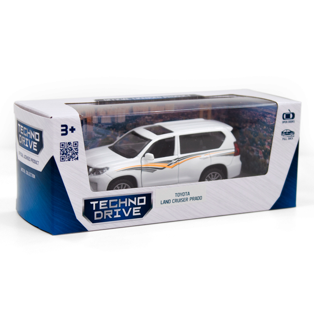 Автомодель - Toyota LAND Cruiser (білий) — фото 4