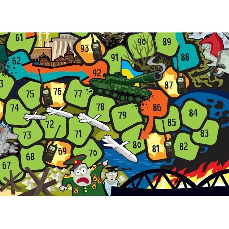 Настольная игра-бродилка Отряд безудержных. Военные пути 154837 с подвижными заданиями — фото 5