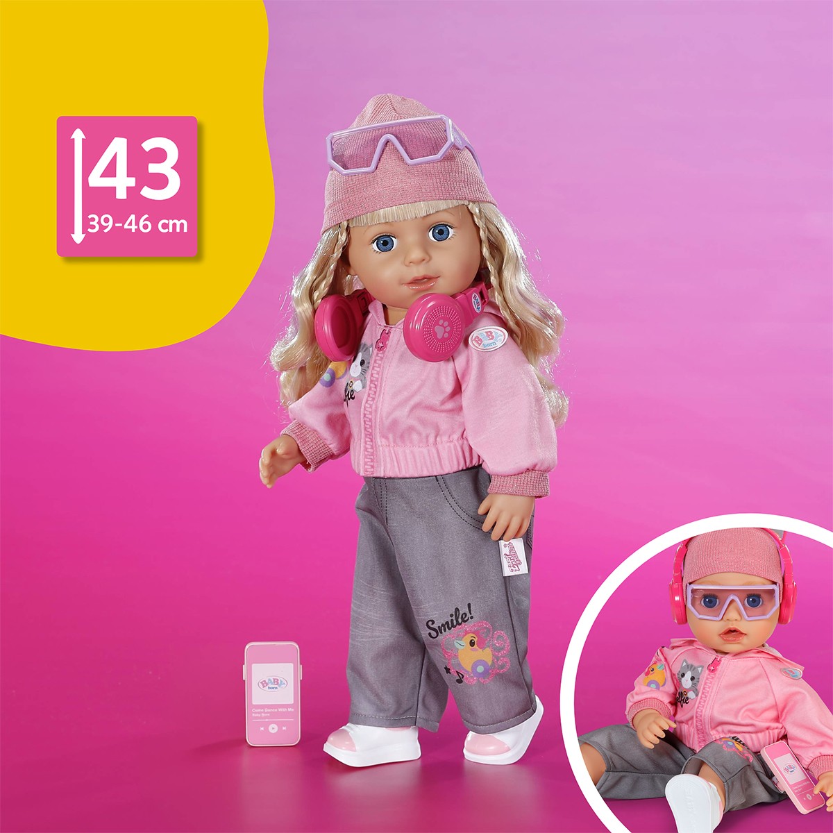 Набор одежды и аксессуаров для куклы BABY born – Крутая Девочка — фото 3