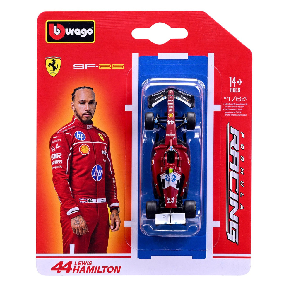 Колекційна автомодель "Ferrari SF-25 (2025)" 18-56801-1, 1:64 масштаб — фото 4