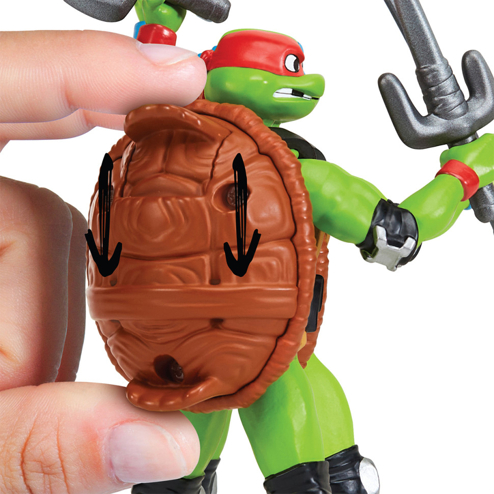 Ігрова фігурка Раф TMNT 83832 серії "Черепашки-Ніндзя. Панцирний вихор" — фото 4