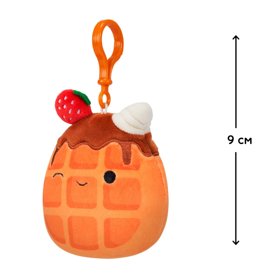 Мягкая игрушка на клипсе "Вафелька Вивер" Squishmallows SQCP00219, 9 см — фото 7