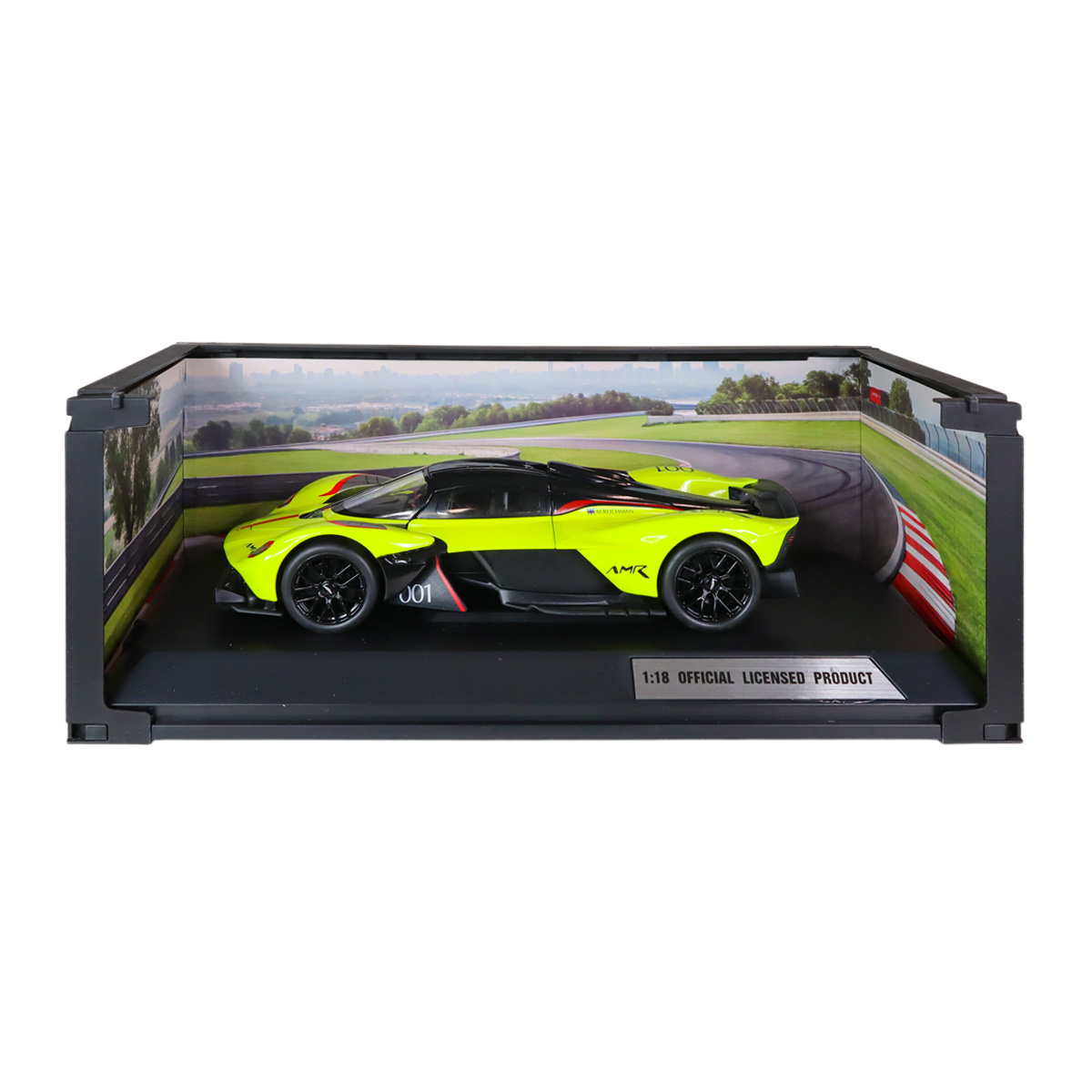 Автомодель - Aston Martin Valkyrie (жовтий, 1:18) — фото 3