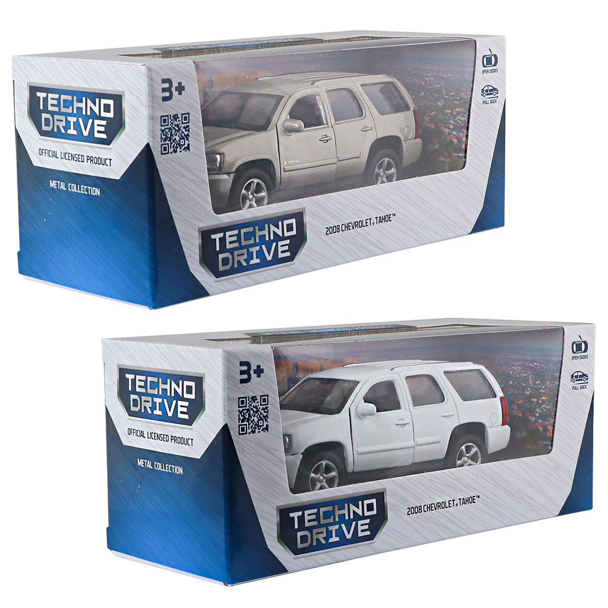 Автомодель - Chevrolet Tahoe 2008 (білий, сірий) — фото 6