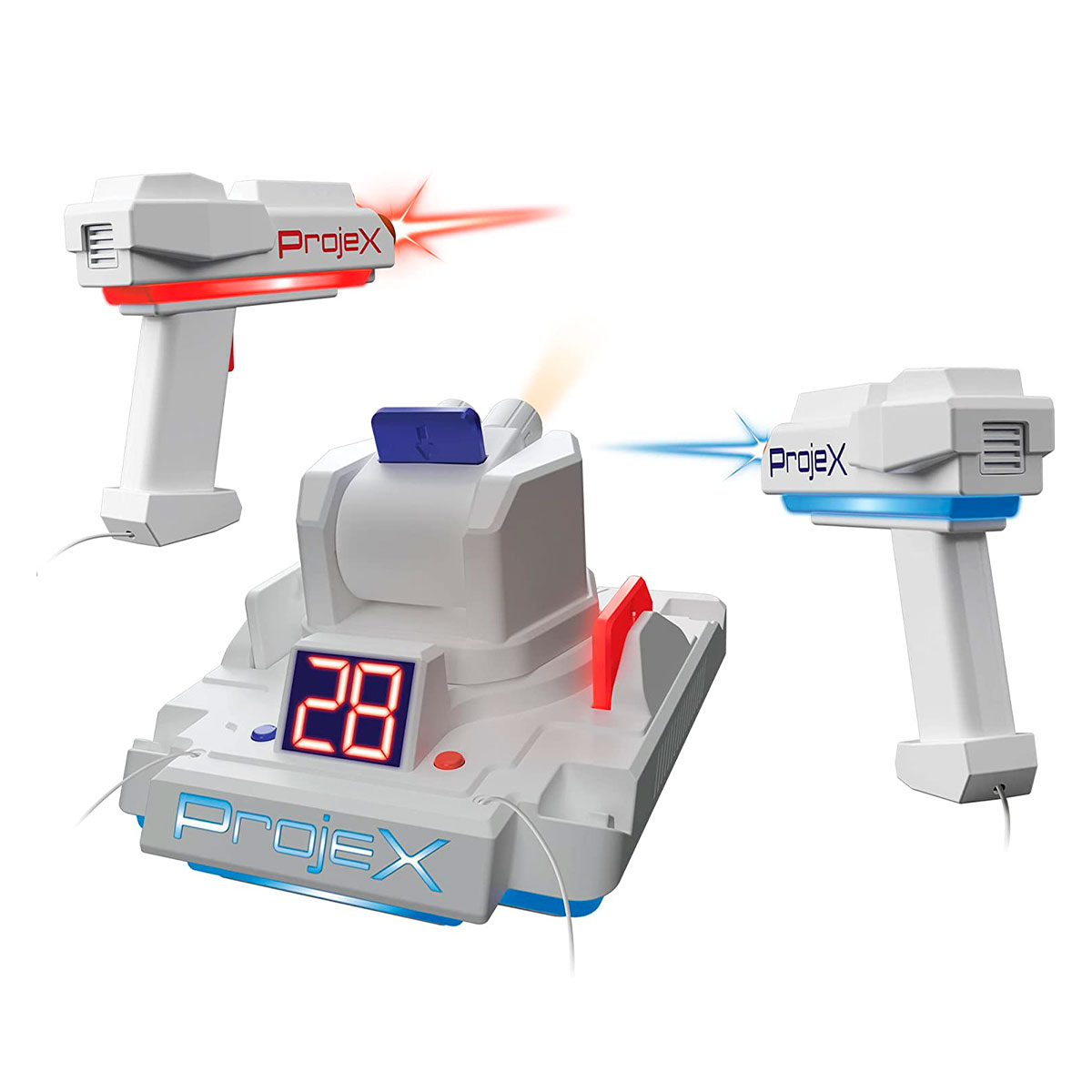 Ігровий набір для лазерних боїв - Проектор Laser X Animated (2 ігр. бластери, 3 слайда-цілі) — фото 2