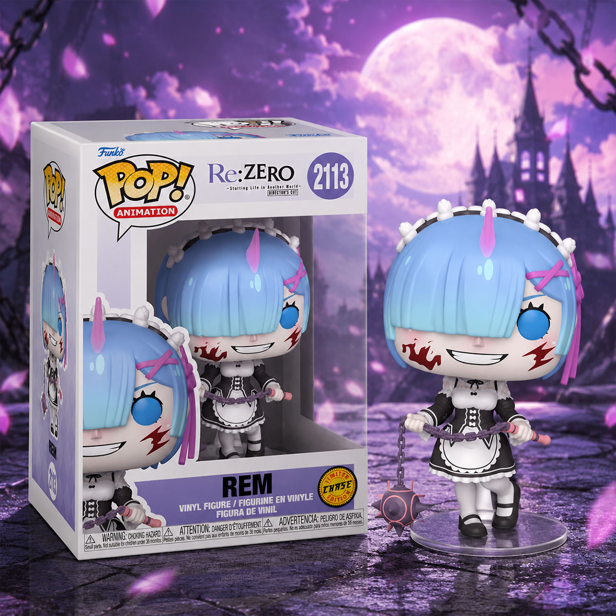 Ігрова фігурка Funko POP! серії "Re:ZERO" - Рем (W/CH) — фото 3