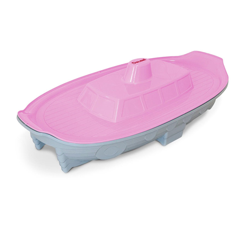 Дитяча пісочниця Корабель 03355/6, 140×72×40 см, з кришкою