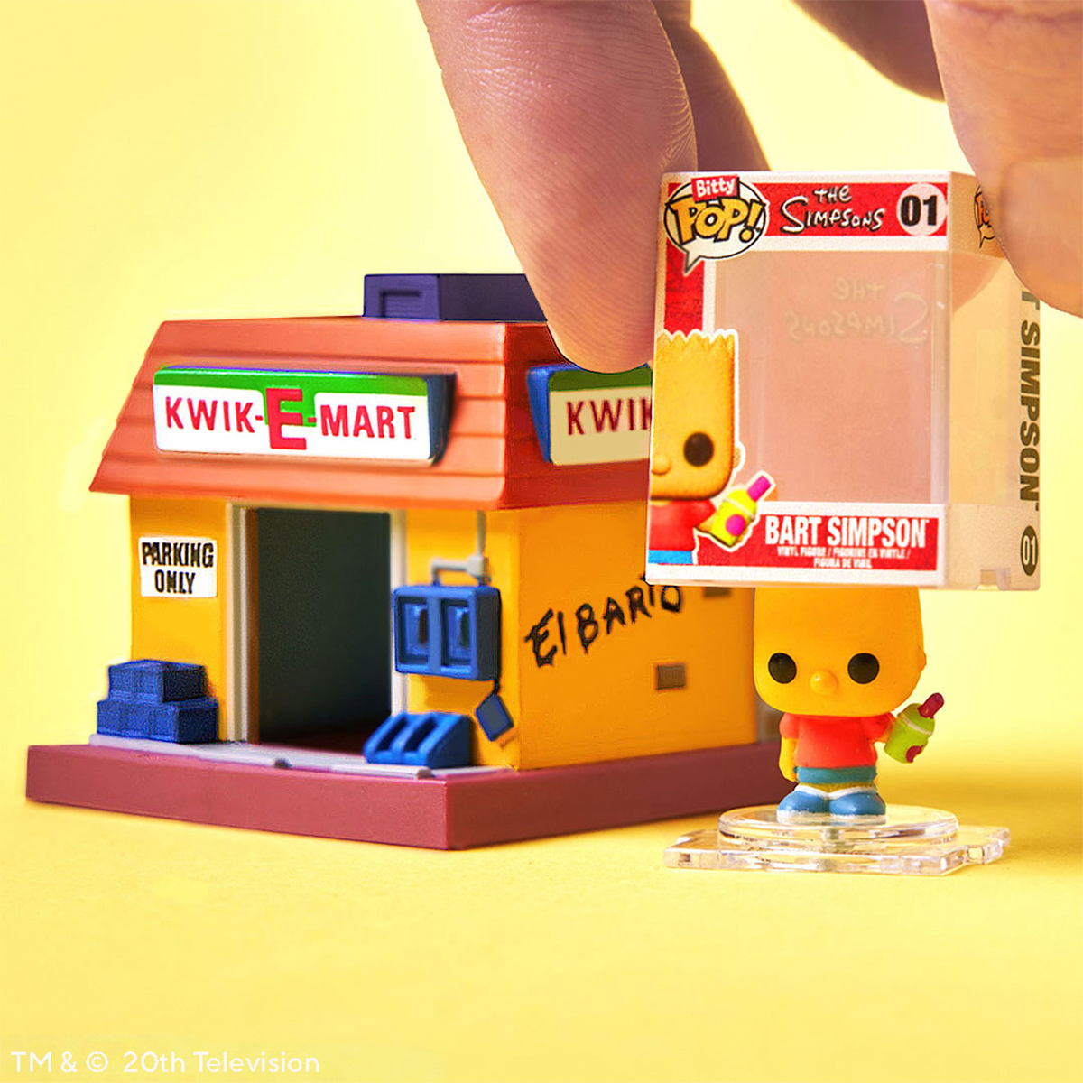Набір фігурок Bitty POP! Town серії "Сімпсони" - Барт Сімпсон і Квікі-Март — фото 6
