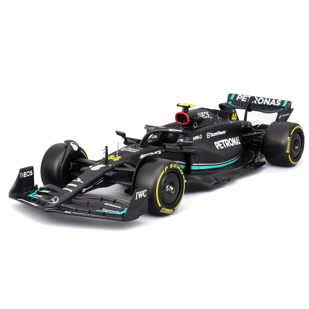 Автомодель з фігуркою – Mercedes-AMG Petronas F1 W15 (2024) (1:24) — фото 3