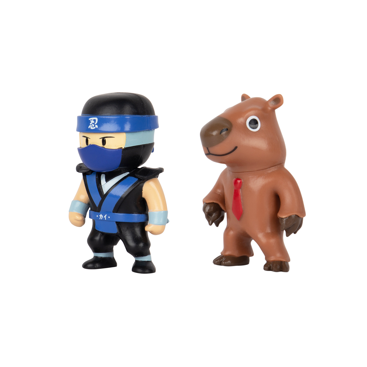 Набор коллекционных фигурок Stumble Guys - Ниндзя Кай и Капибара (2 фигурки, 6 cm) — фото 2