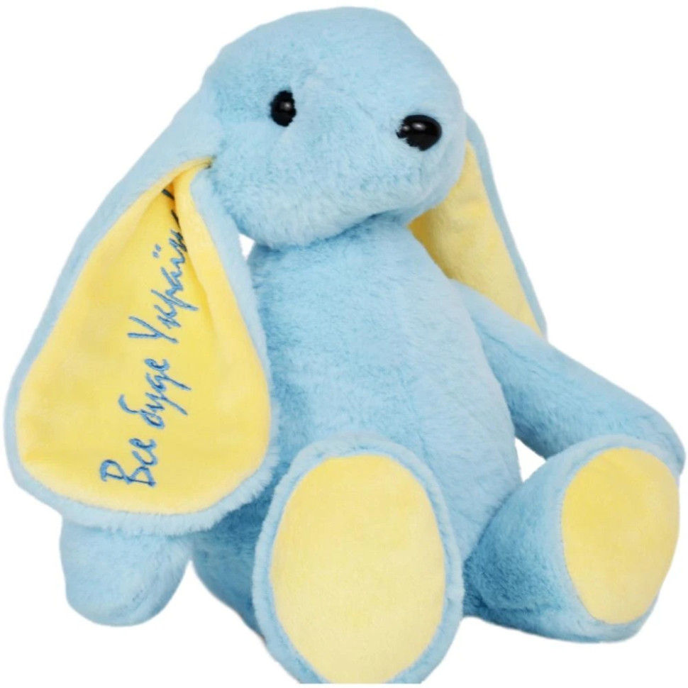 Плюшевая игрушка Зайчонок Патриот Украины FWPBUNNY22DBLUE01, 34 см — фото 2