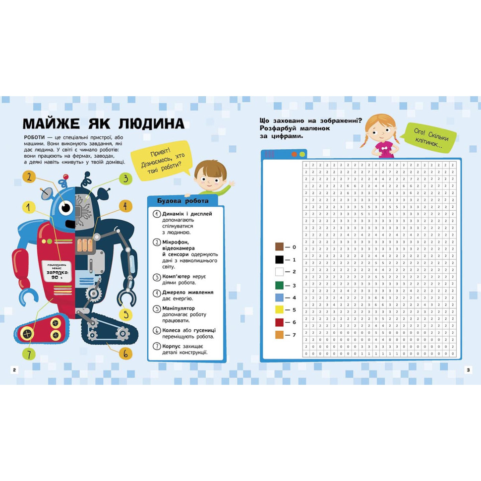 Познавательные активити Роботы 1270005 с наклейками — фото 2