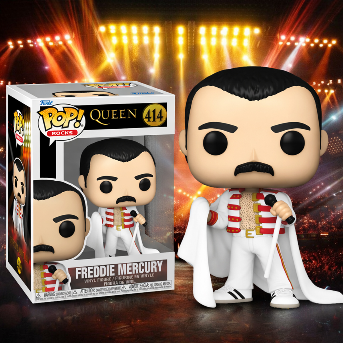 Игровая фигурка Funko POP! серии "Queen" - Фредди Меркьюри в Турне — фото 3
