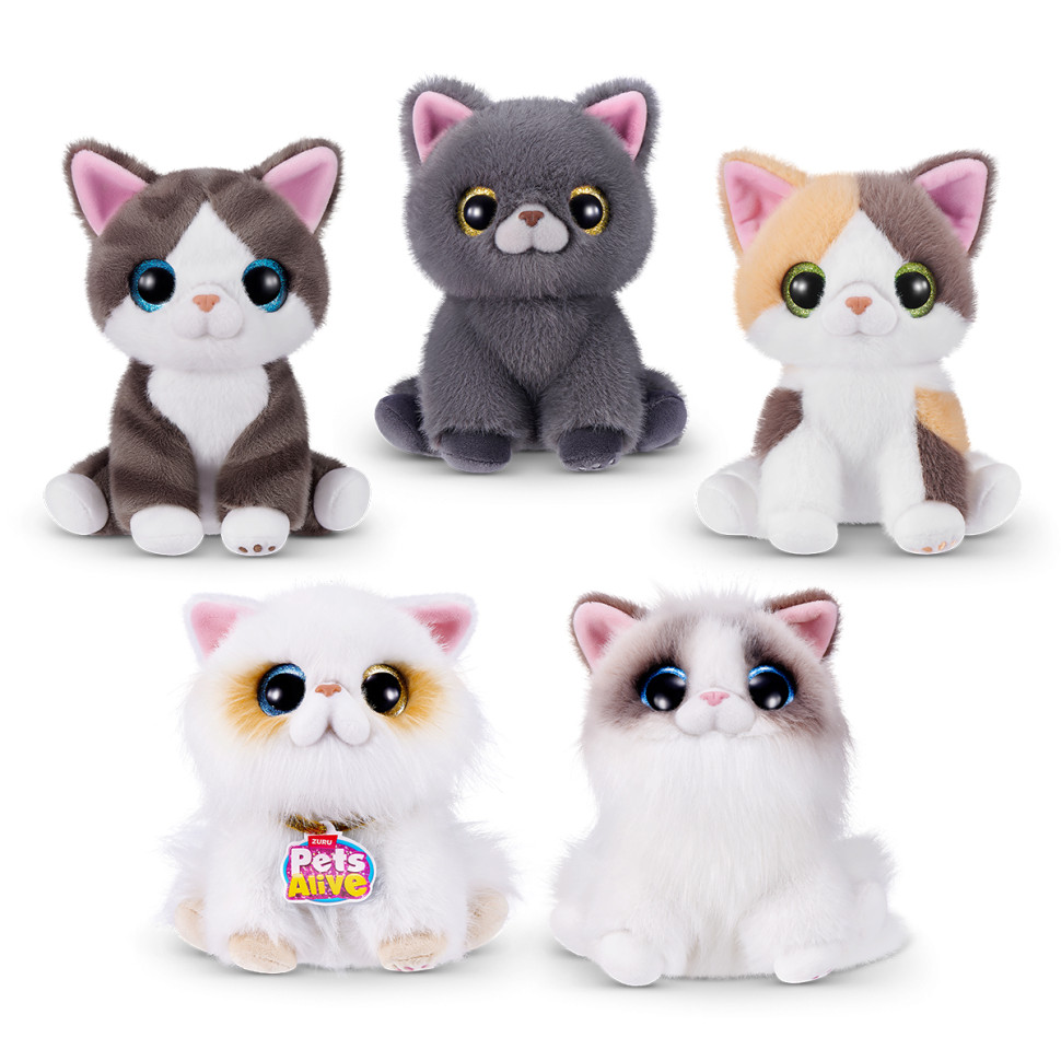 Интерактивный игровой набор-сюрприз Игривые котята Pets & Robo Alive S2 9568, 10 разных звуков — фото 9