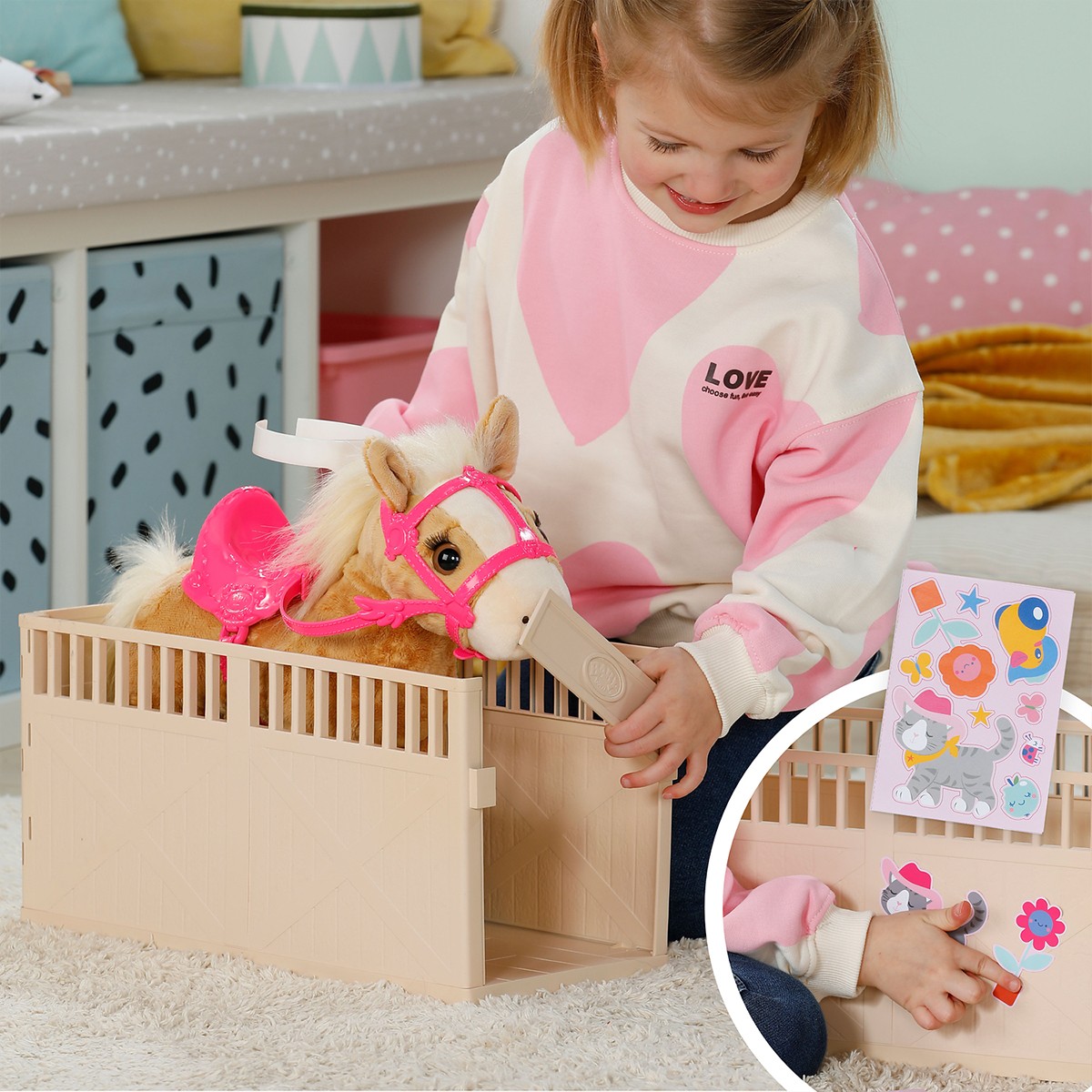 Интерактивная игрушка BABY born – Лошадка Кьюти (звук) — фото 5