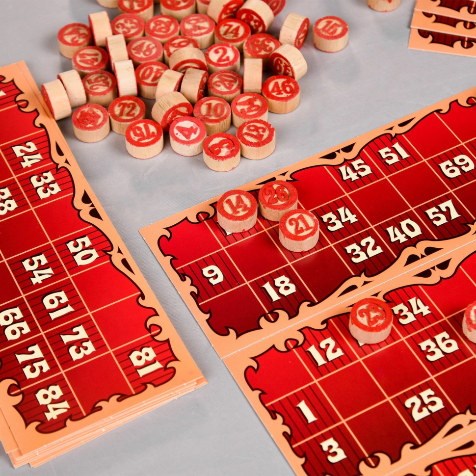 Настольная игра "Традиционное Лото" 30488 бочонки 90 штук — фото 7
