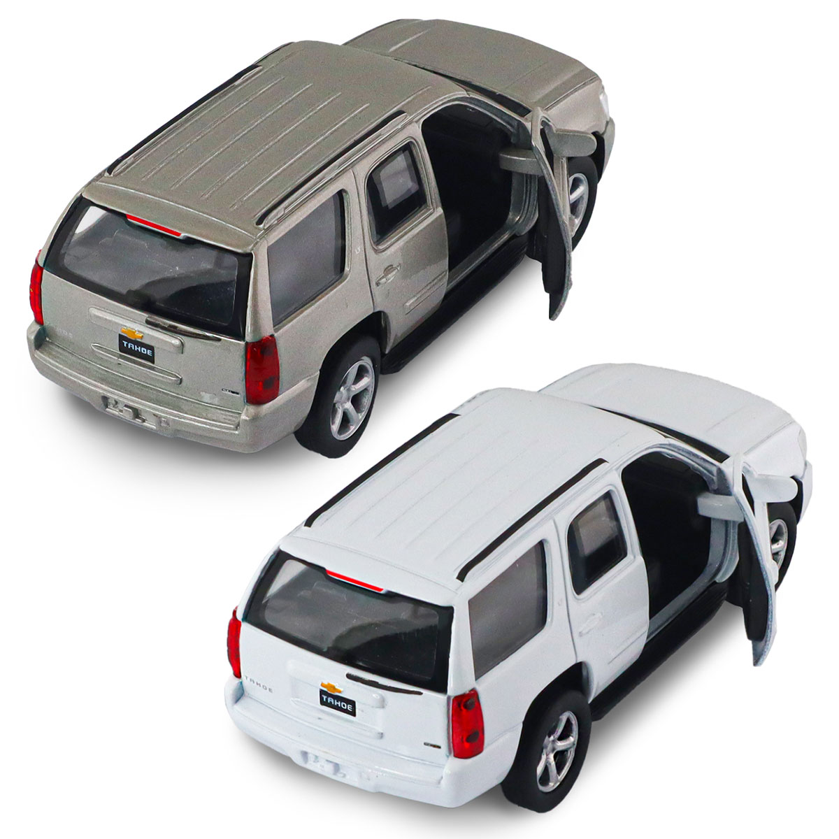 Автомодель - Chevrolet Tahoe 2008 (білий, сірий) — фото 2