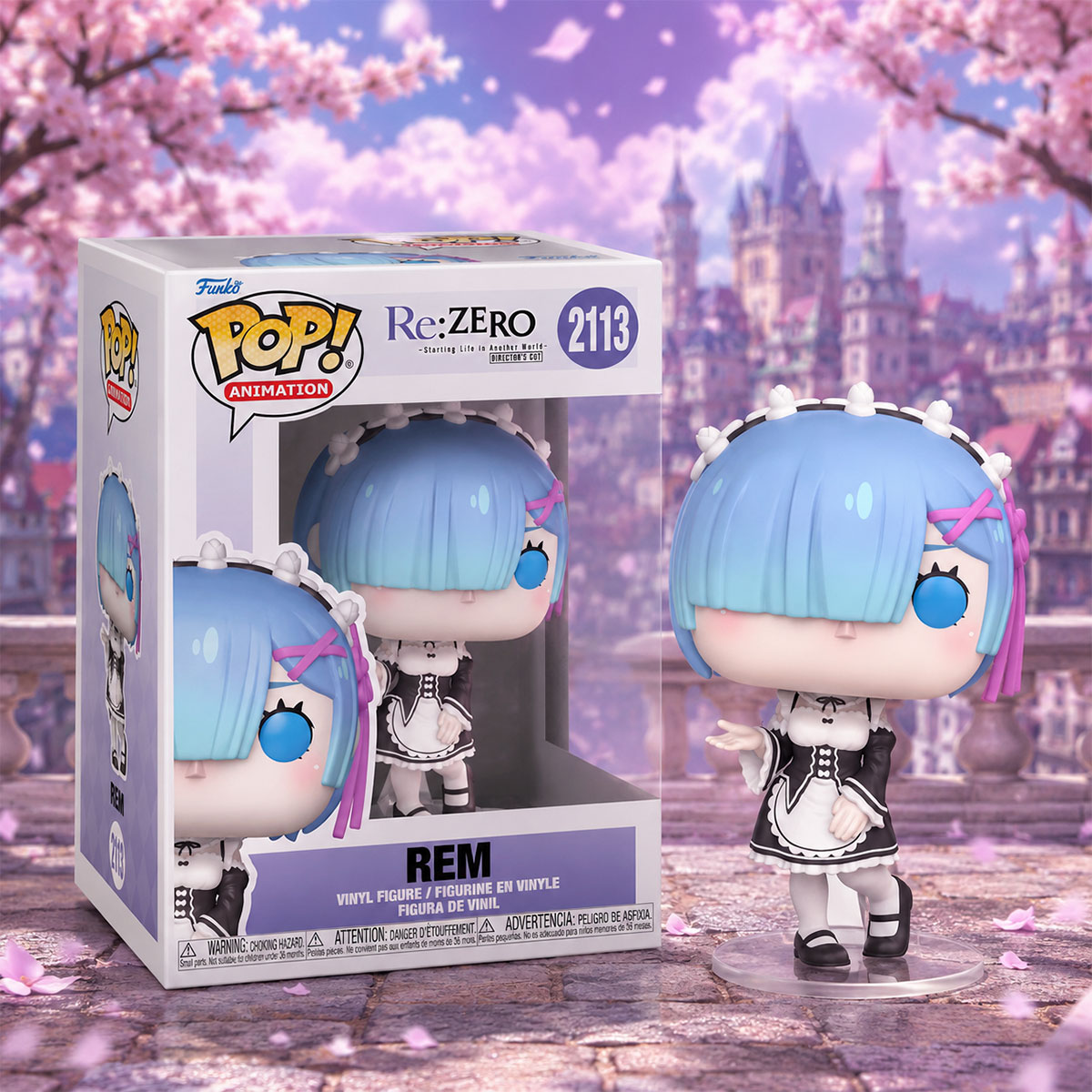 Ігрова фігурка Funko POP! серії "Re:ZERO" - Рем (W/CH) — фото 4