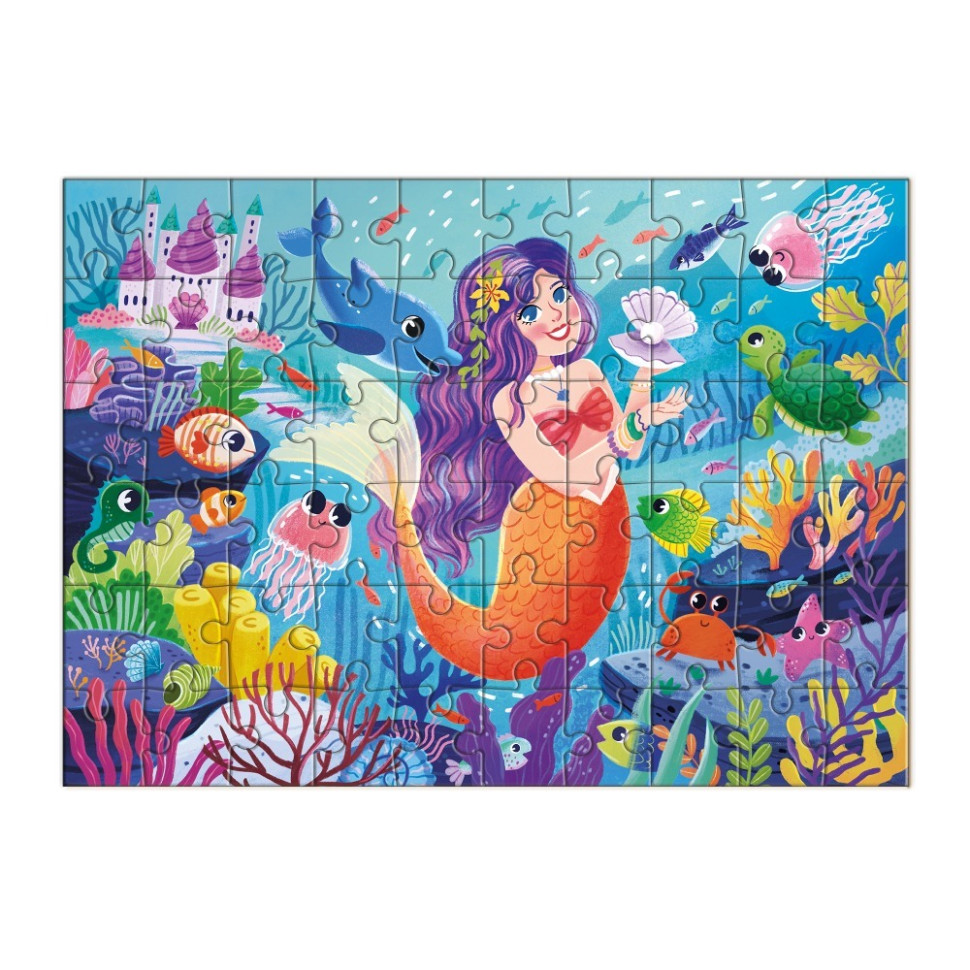 Пазл детский "Русалочка" DoDo Toys 300712, 60 элементов — фото 2
