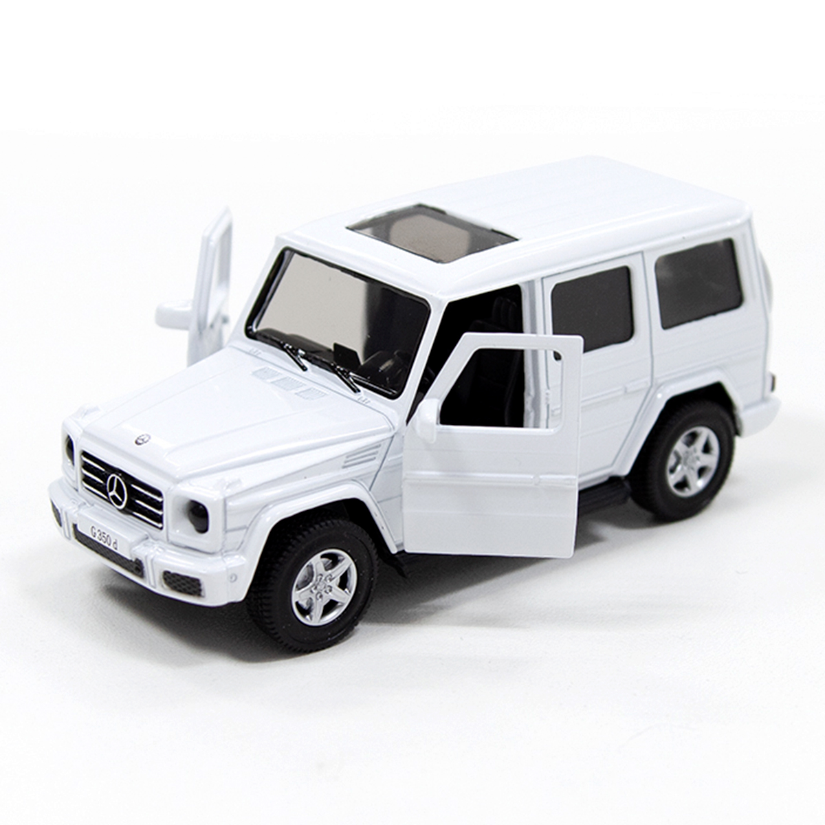 Автомодель - Mercedes BENZ G350 (белый) — фото 11