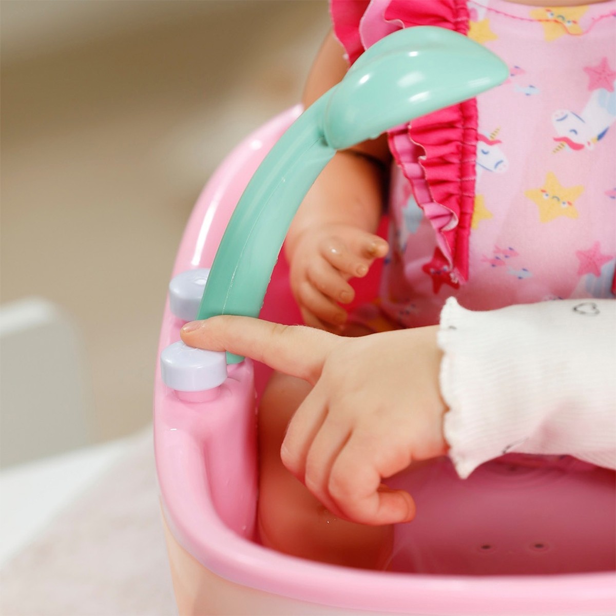 Автоматична ванночка для ляльки BABY born серії "Click and Play" – Казкове Купання (світло, звук) — фото 10