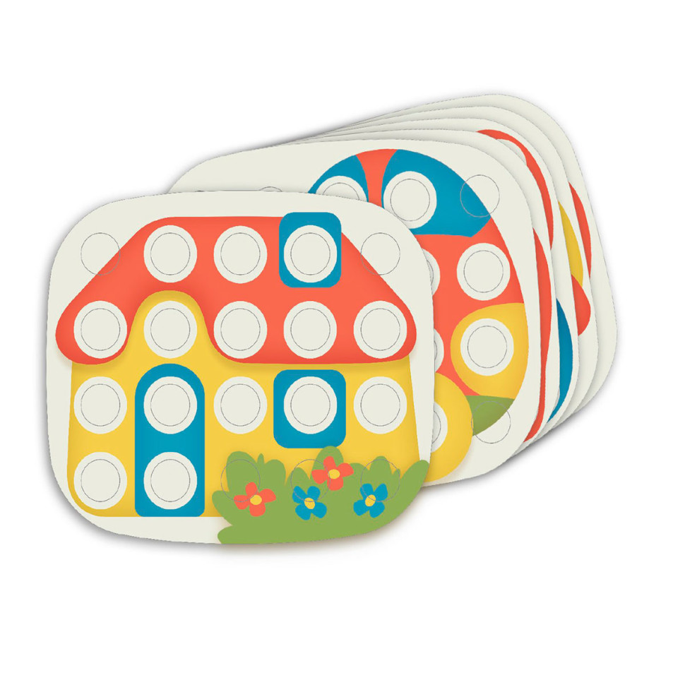 Набор для занятий мозаикой Fantacolor Baby Quercetti 84405-Q серии "Play Bio" — фото 3