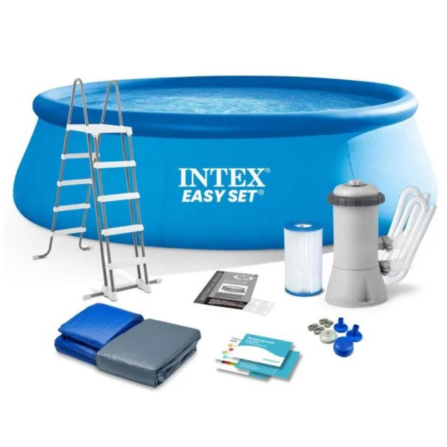 Надувний басейн сімейний Intex 26166 (457х107 см), 12430 л — фото 3