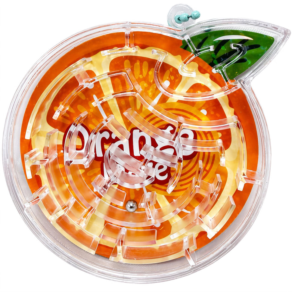 Дитяча головоломка лабіринт "Orange maze" 2347(Orange) розмір 7х1х9 см