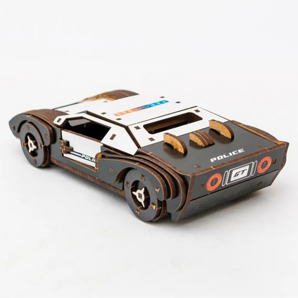 Дерев’яний 3D конструктор Fast car Gt Puz-26916, 164 деталі — фото 5