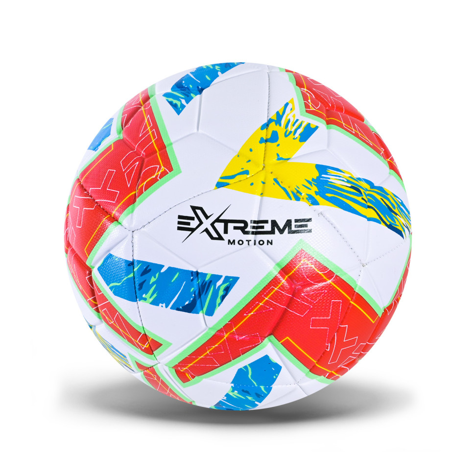 М'яч футбольний FB25673(Red-Yellow) розмір №5, PU, 400 гр