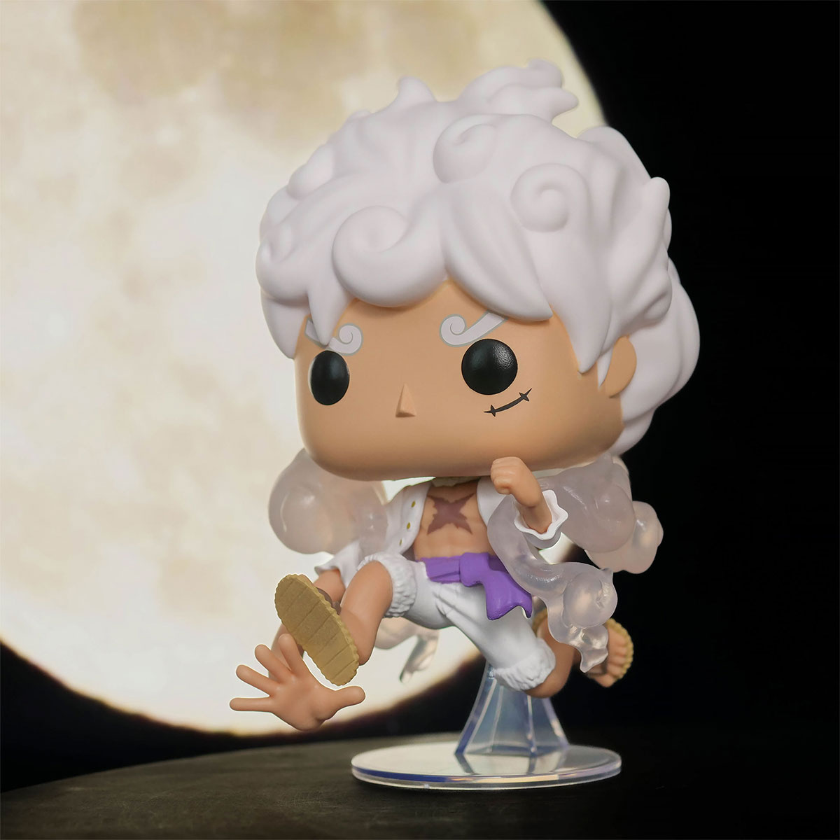 Ігрова фігурка Funko POP! cерії "Великий куш" - Луффі в Білому (w/CH) — фото 5
